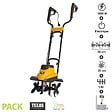 TEXAS - Motobineuse électrique 1000 watts largeur travail 36cm Texas ELTEX1000 - vignette