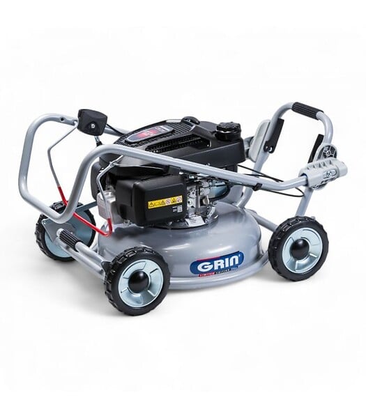 GRIN - Tondeuse thermique tractée 46 cm, mulching extra-fin, moteur Honda 166cm³ - GRIN HM46A-HONDA - large