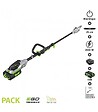 EGO POWER+ - Pack élagueuse téléscopique Ego Power batterie 4AH et chargeur inclus guide 25cm PS1003E - vignette