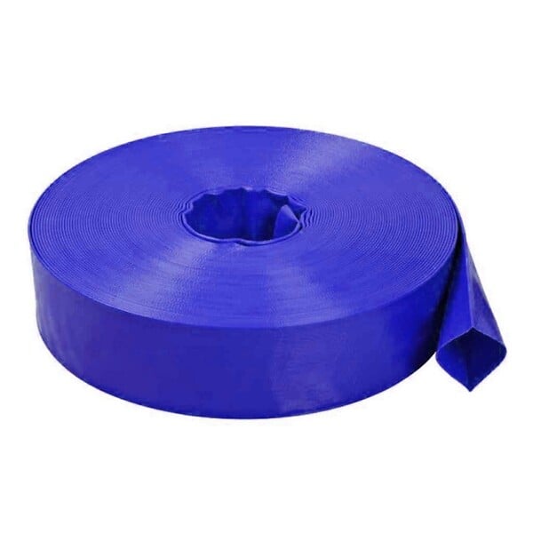 FERMIER - Tuyau refoulement évacuation gros débit pour motopompe thermique diamètre 4" longueur 50m - large