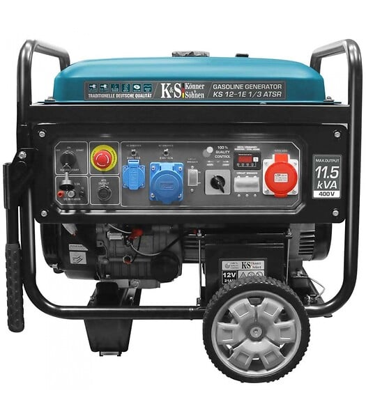 KONNER SOHNEN - Könner & Söhnen Groupe électrogène 11500W Essence 230V/400V KS12-1E 1/3 ATSR - large
