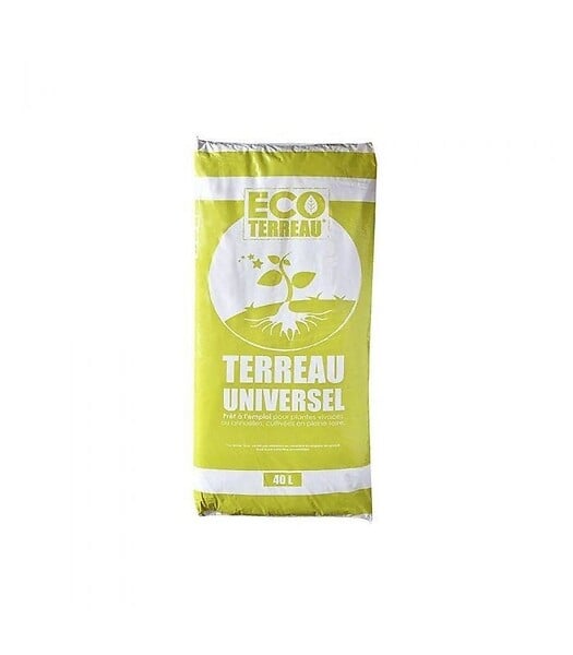 RACINE - Terreau économique universel 100% naturel 60 sacs de 40 litres pour fleurs arbustes - large
