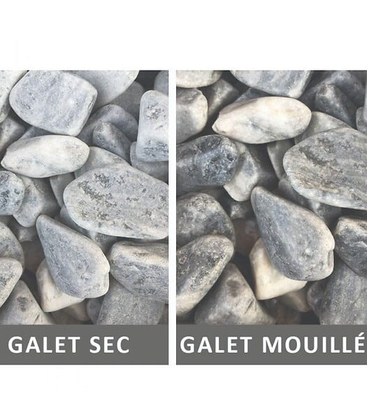 RACINE - Paillage minéral Galet marbre Ice Blue 25-40mm, Big bag 500 kg - F-PAI012 - large