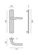 HERACLES - Ensemble sur plaque SALOME HOME entraxe 195mm bec de cane noir - HERACLES - B-SALOME-021 - vignette