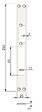 HERACLES - Têtière double inox ULTIMFIT 250mm profil aluminium / PVC - HERACLES - PCA-919X - vignette