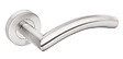 HERACLES - Béquille double JADE sur rosace bec de cane inox 1494 - HERACLES - B-INOX-04 - vignette