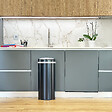 KITCHEN MOVE - Poubelle automatique inox SOHO noir 42L - vignette