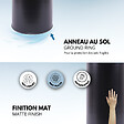 KITCHEN MOVE - Poubelle automatique inox SOHO noir 42L - vignette