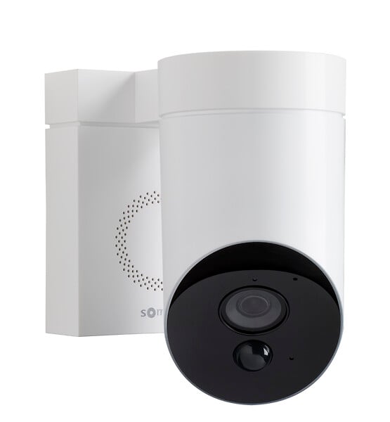 SOMFY - Caméra de surveillance extérieure intelligente - Blanche - Full HD 1080p - large