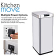KITCHEN MOVE - Poubelle automatique inox PARKSIDE argent 50L - vignette