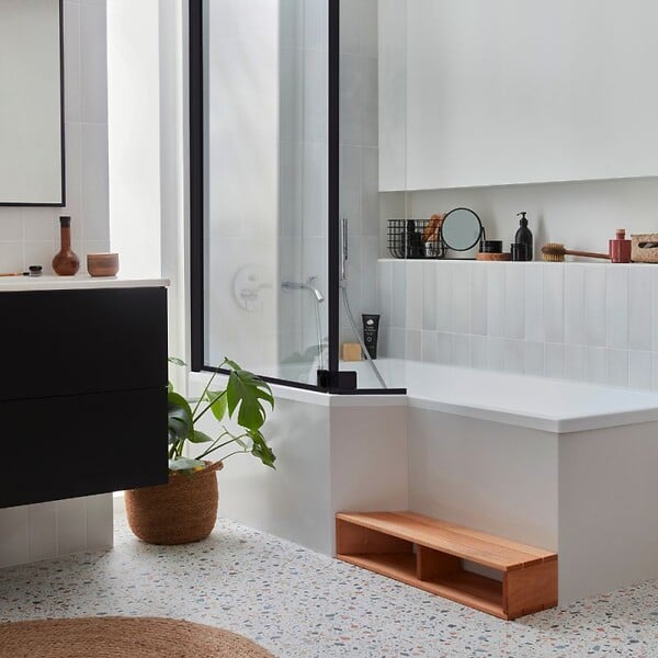 JACOB DELAFON - Baignoire bain douche 180 x 90 cm Neo blanc brillant gauche - large