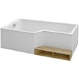 JACOB DELAFON - Baignoire bain douche 150 x 80 cm Neo blanc brillant gauche - vignette