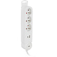 ZENITECH - Multiprise Iota 3 prises 16A + prise USB A+C avec interrupteur - Zenitech - vignette