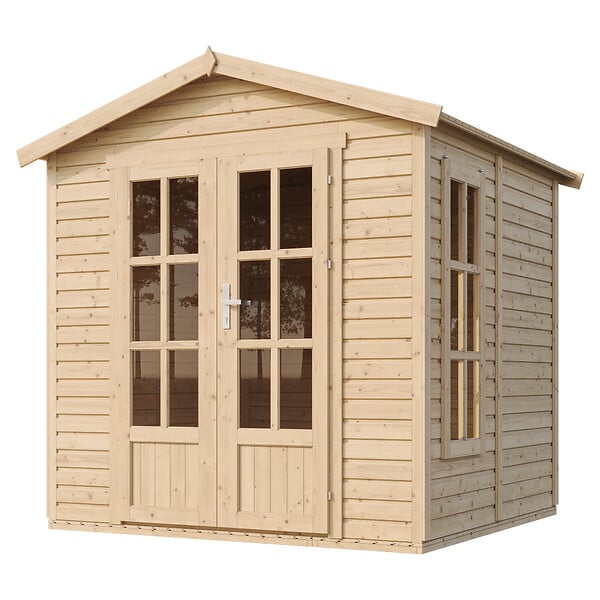TIMBELA - Cabane en bois avec plancher - l233xP222xH233cm - M351FB - large