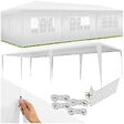 TECTAKE - Pavillon imperméable MIRAMAS avec 8 côtés blanc - vignette
