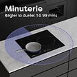 CIARRA - Plaque de cuission induction 3 foyer 59CM 5600W CABBIH3-A - vignette