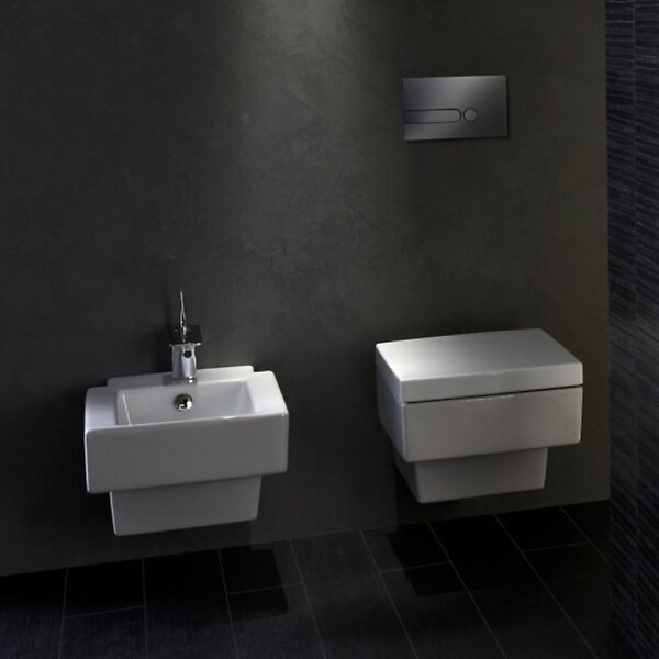 JACOB DELAFON - Cuvette WC suspendu Terrace avec abattant frein de chute déclipsable - large