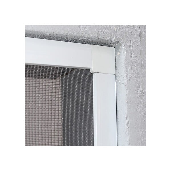 VOLET-MOUSTIQUAIRE - Moustiquaire Cadre Amovible Alu 100 cm x 100 cm Blanc - large