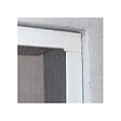 VOLET-MOUSTIQUAIRE - Moustiquaire Cadre Amovible Alu 100 cm x 100 cm Blanc - vignette
