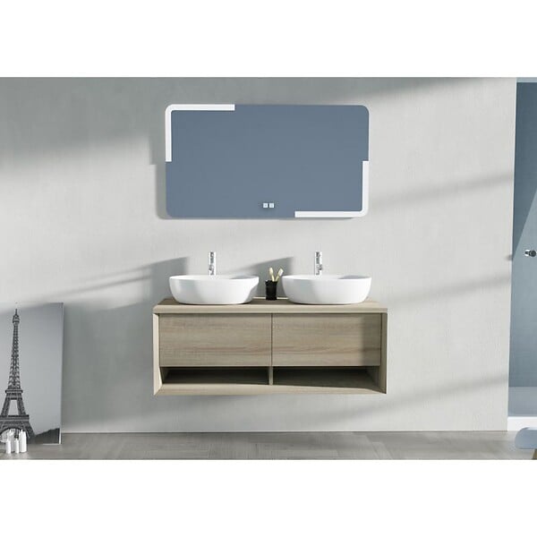 DISTRIBAIN - Meuble de salle de bain SANZA 1200 Scandinave - large