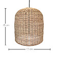 LUMISKY - Suspension solaire bohème GIACOMO SOLAR H45cm - vignette