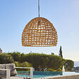 LUMISKY - Suspension Extérieure Jacinthe d'Eau Beige D50cm Câble 5m - vignette