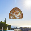LUMISKY - Suspension Extérieure Jacinthe d'Eau Beige D50cm Câble 5m - vignette