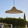 LUMISKY - Suspension Extérieure Herbe Marine Beige D70cm Câble 5m - vignette