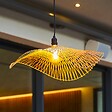 LUMISKY - Suspension LAIA Extérieure Bambou Beige D50cm - vignette