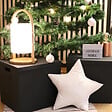 LUMISKY - Lampe enceinte bluetooth multicolore WOODY PLAY H37cm - vignette