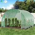 VOUNOT - Serre de jardin tunnel 9m2 en acier galvanise - vignette