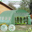 VOUNOT - Serre de jardin tunnel 12m2 en acier galvanise - vignette