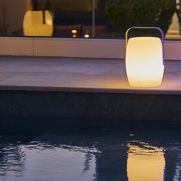 LUMISKY - Lanterne sans fil LED LUCY ROCK H31cm - large