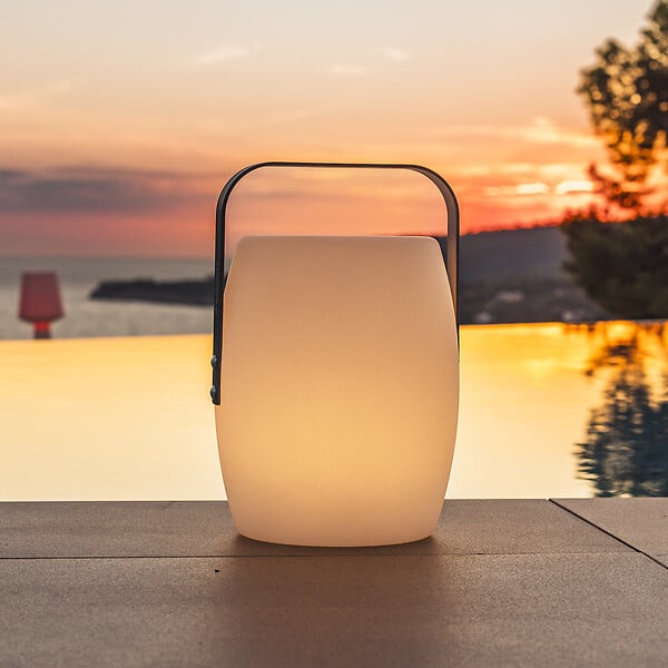 LUMISKY - Lanterne sans fil LED LUCY ROCK H31cm - large