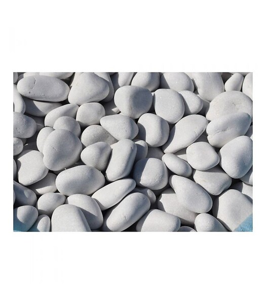 RACINE - Galet marbre blanc pur 40-60mm, Filet 20 kg - F-PAI050 - large
