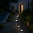 LUMI JARDIN - 8 Balises solaires rondes DECKY D12cm 40LM - vignette
