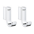 GROHE - Grohe Sélection Lot de 2 patères murales fixations invisibles, chrome (41039000-Duo) - vignette