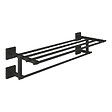 GROHE - Start Cube rack porte-serviettes en métal 60 cm avec fixations cachées, noir mat (G410992430) - vignette