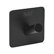 SWISS AQUA TECHNOLOGIES - Swiss Aqua Technologies Patère murale adhésive en acier inoxydable, noir mat (HACEKNALEP1HMC) - vignette