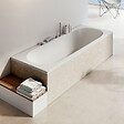 RAVAK - CITY SLIM Baignoire rectangulaire 180x80 cm en acrylique, sans pieds, blanc (C921300000) - vignette