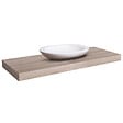 NATUREL - Naturel Plaque sous lavabo Naturel Dolce 150x50 cm chêne bardolino DO15050DB - vignette