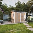 TIMBELA - Abri de Jardin Qualité Premium 5,9 m² - H252x250x294 cm - Construction de Panneaux LP Smartside - Timbela M913A - vignette