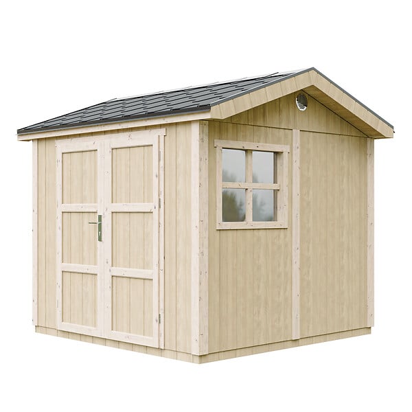 TIMBELA - Abri de Jardin Qualité Premium 5,9 m² - H252x250x294 cm - Construction de Panneaux LP Smartside - Timbela M913A - large
