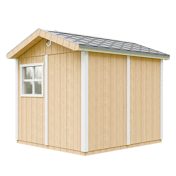 TIMBELA - Abri de Jardin Qualité Premium 5,9 m² - H252x250x294 cm - Construction de Panneaux LP Smartside - Timbela M913A-HARVEST HONEY - large