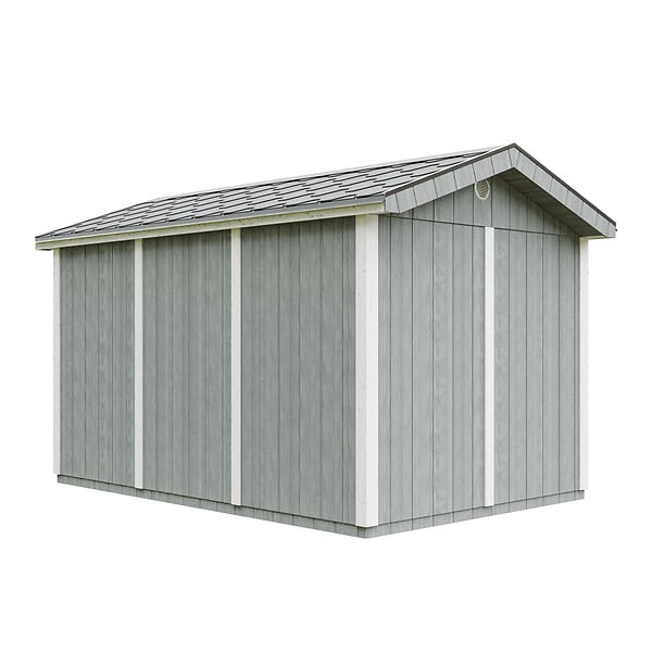 TIMBELA - Abri de Jardin Qualité Premium 8,68 m² - H252x250x412 cm - Construction de Panneaux LP Smartside - Timbela M914A-CAVERN STEEL - large