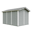 TIMBELA - Abri de Jardin Qualité Premium 8,68 m² - H252x250x412 cm - Construction de Panneaux LP Smartside - Timbela M914A-CAVERN STEEL - vignette