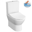 VITRA - Vitra  Integra Pack WC à poser sans bride avec abattant frein de chute et réservoir, Blanc (9859-003-7202-SP) - vignette