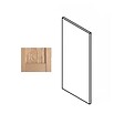 GD MENUISERIES - Porte de cuisine Nature Brut H70xL40 cm 1porte - vignette