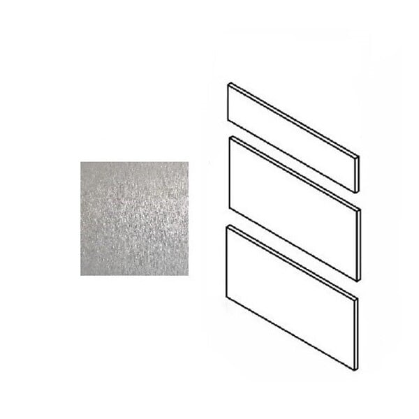GD MENUISERIES - Porte de cuisine Har Platine H70xL60 cm 3 tiroirs Vendu separement kit tiroir - large