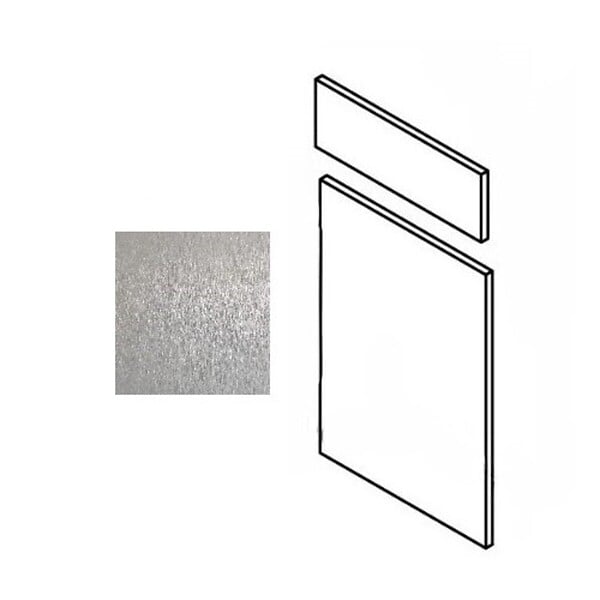 GD MENUISERIES - Porte de cuisine Har Platine H70xL40 cm 1 porte, 1 tiroir Vendu separement kit tiroir - large